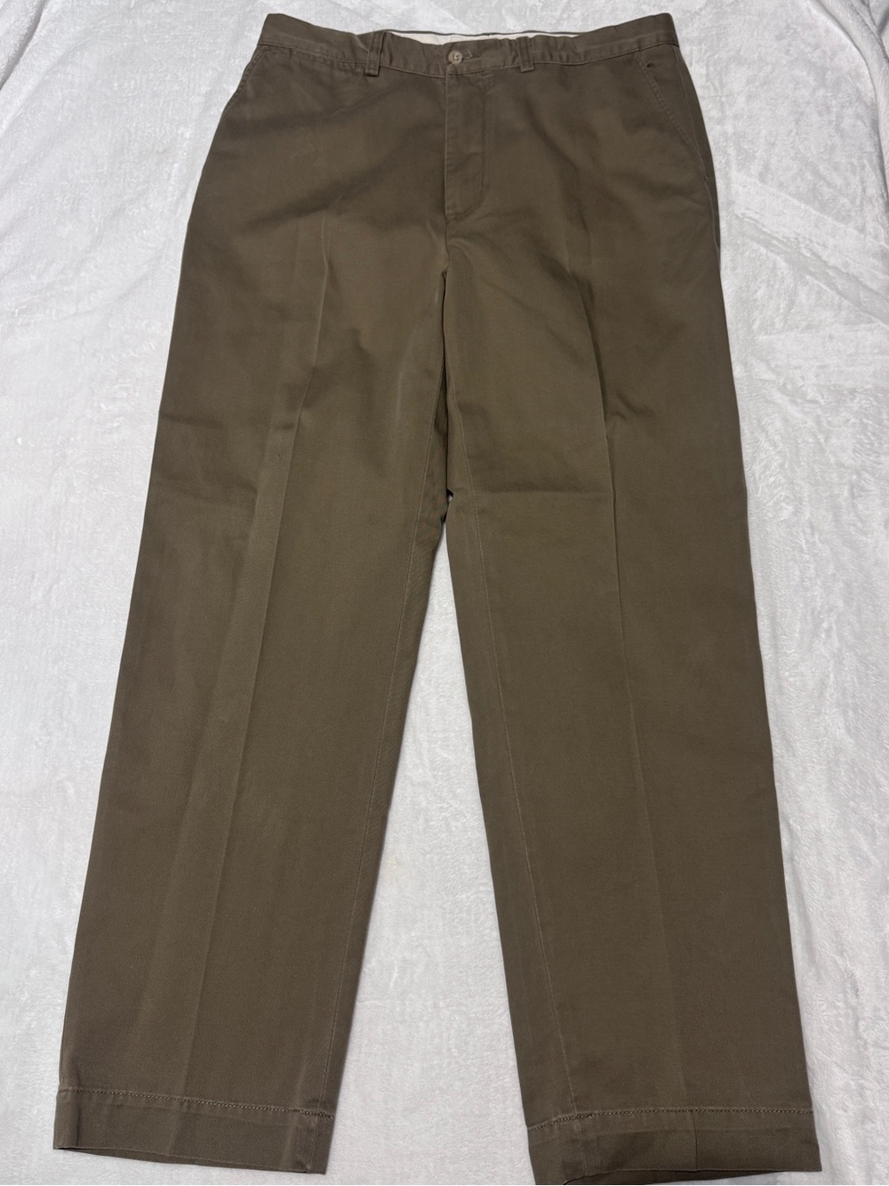 Polo Ralph Lauren Prospect Pants Men’s 33x30 Khaki 100% Cotton Flat Front Chinos